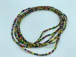 African double strand waist beads