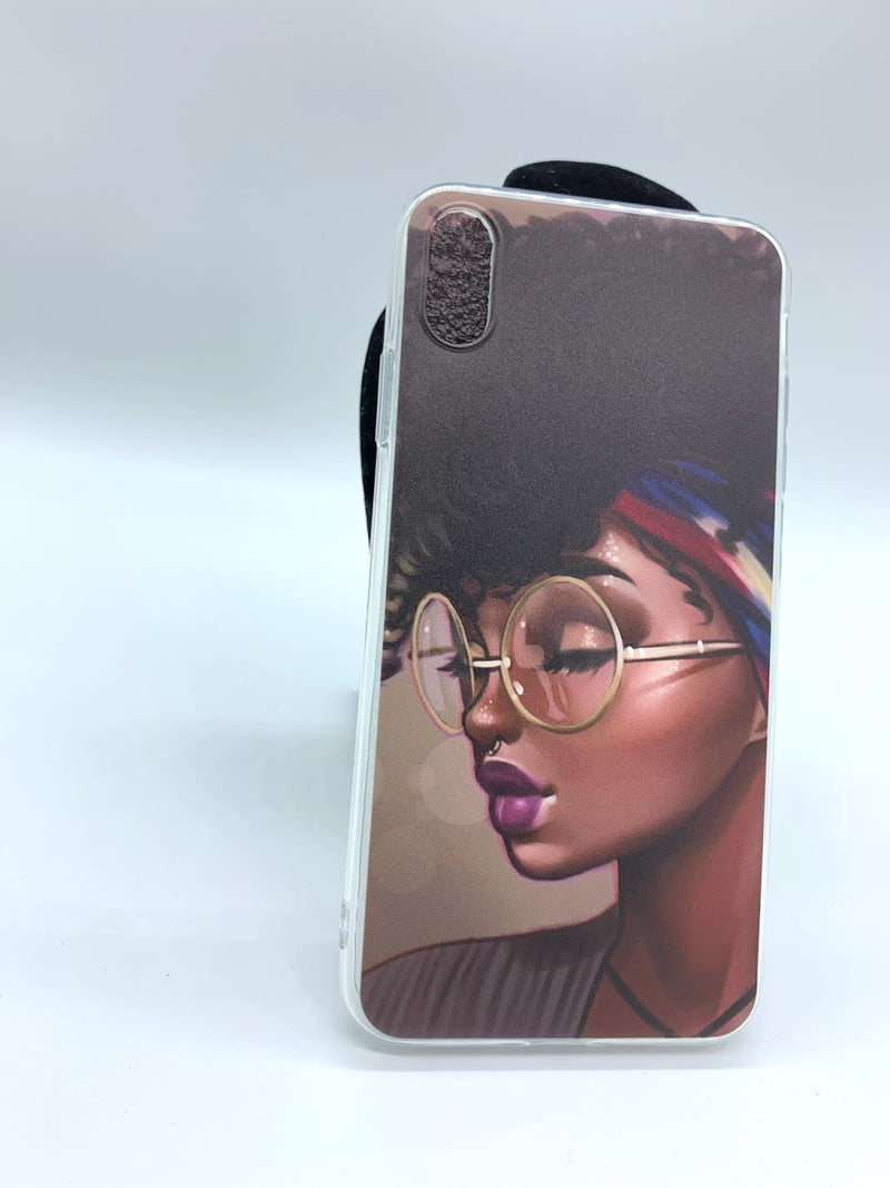 Afro Girls-silicone iPhone case