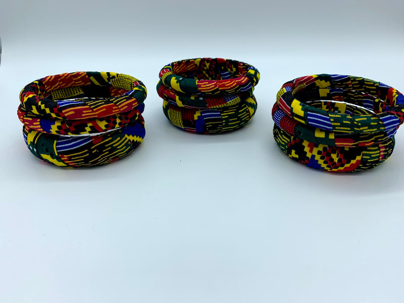 Jebbeh O- 3 piece Ankara bracelet