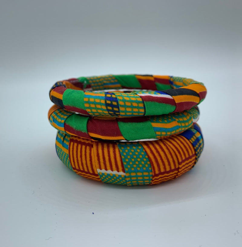 Jebbeh O- 3 piece Ankara bracelet