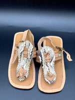 Kids African Sandals- Snake Skin