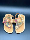 Map of Africa Kids Sandals-Tide Dye