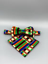 Kingy Kente 2- Ankara bowtie and pocket square