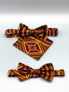 Kingy Kente 3- Bowtie and Pocket square