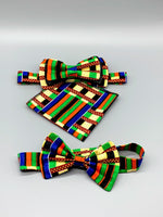 Kingy Kente 2- Ankara bowtie and pocket square