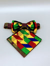 Kingy Kente 1- Bowtie and pocket square