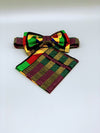 Kingy Kente 1- Bowtie and pocket square