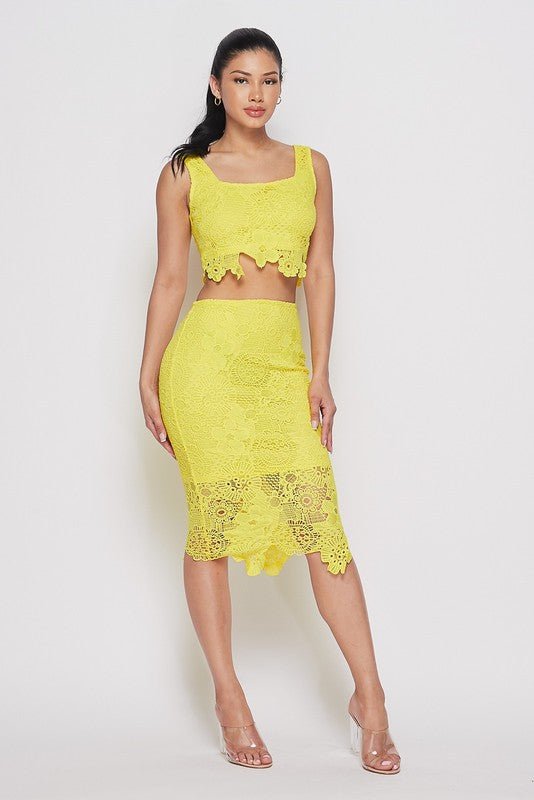 Ready Two Piece Set-Yellow